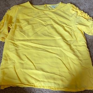 Yellow blouse